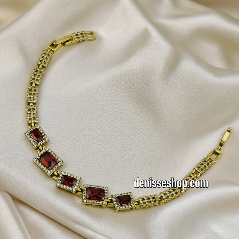 14K RED BRACELET BR350