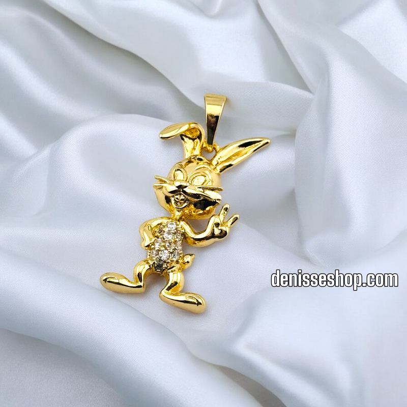 14K WOMEN/GIRL BUNNY PENDANT P662