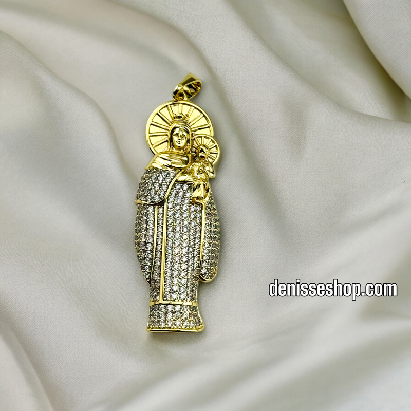 14K GUADALUPE MARY PENDANT P389