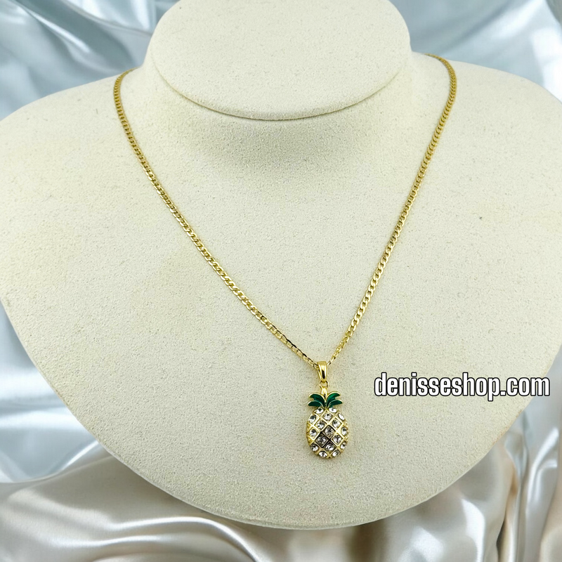 14K PINEAPPLE  PENDANT P449