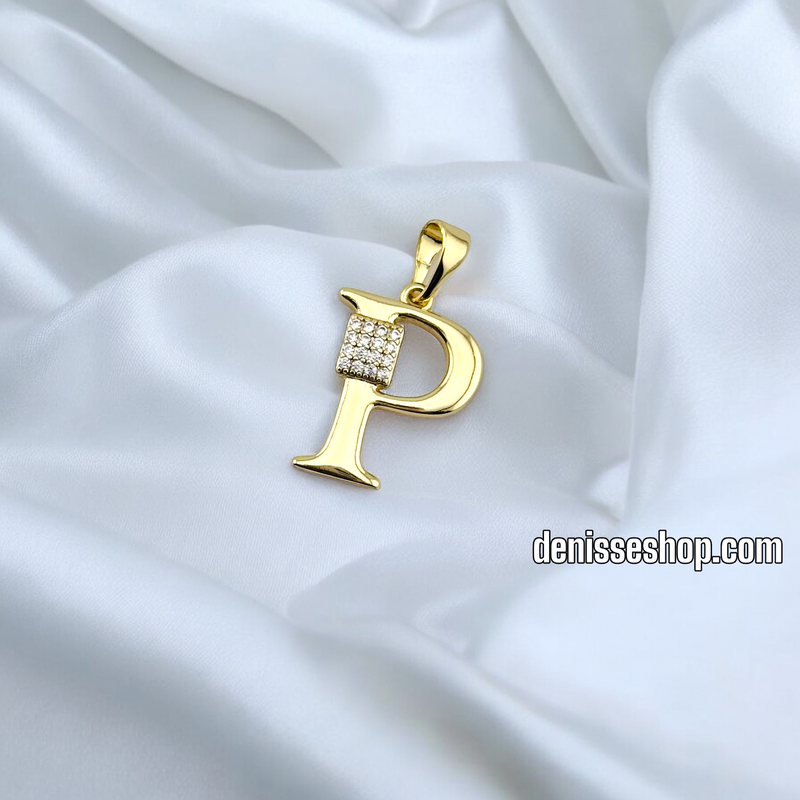 14K FASHION LARGE LETTER PENDANT P645