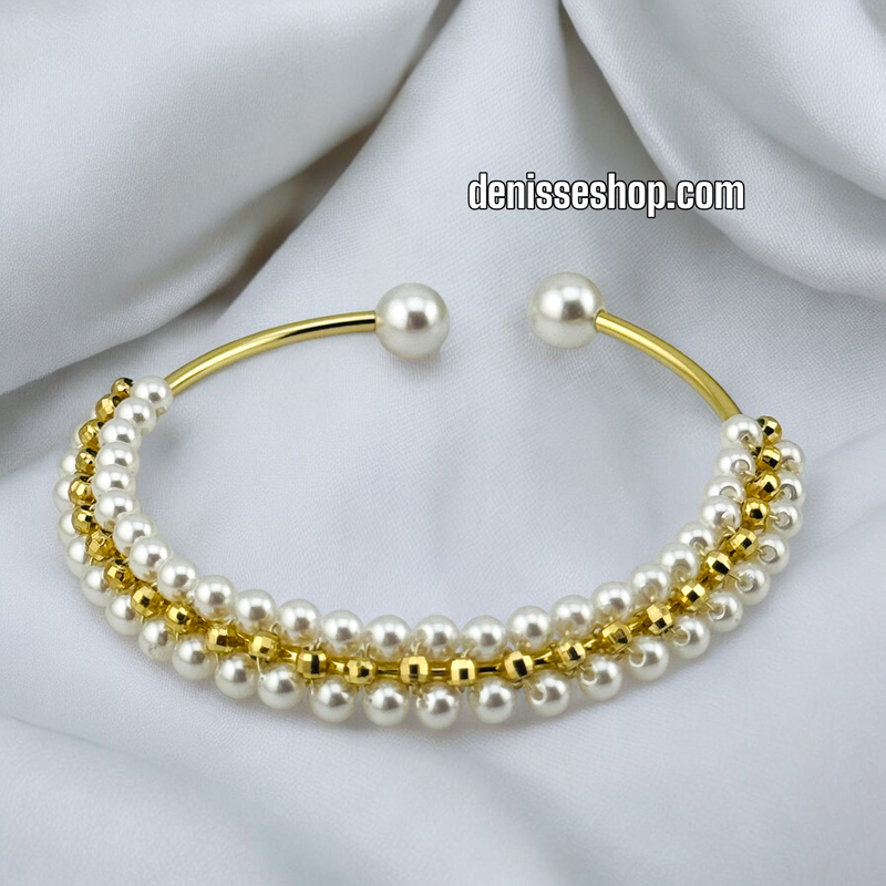 14K PEARL OPEN BRACELET BR630