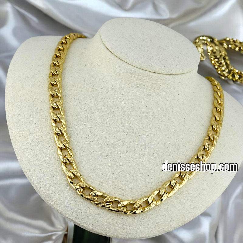 14K CUBAN DIAMOND UNISEX CHAIN 10MM 20” CH02