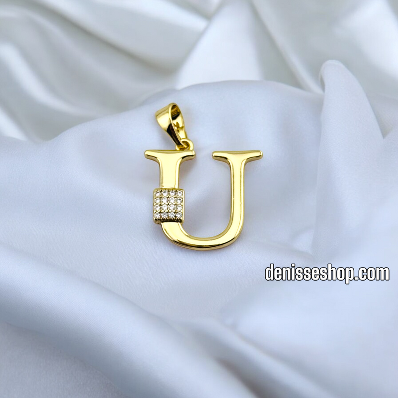 14K FASHION LARGE LETTER PENDANT P645