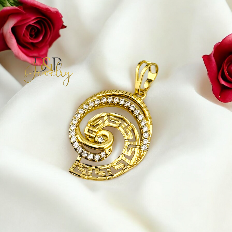 14K DESIGN FASHION PENDANT P758
