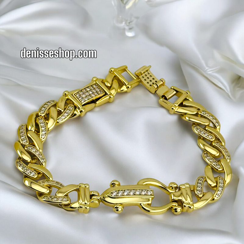 14K /WOMAN LINK BLING CHAIN BRACELET BR574