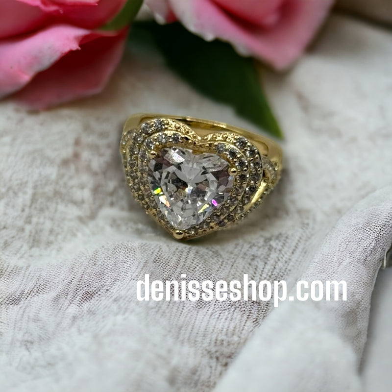 White Heart Ring RG57