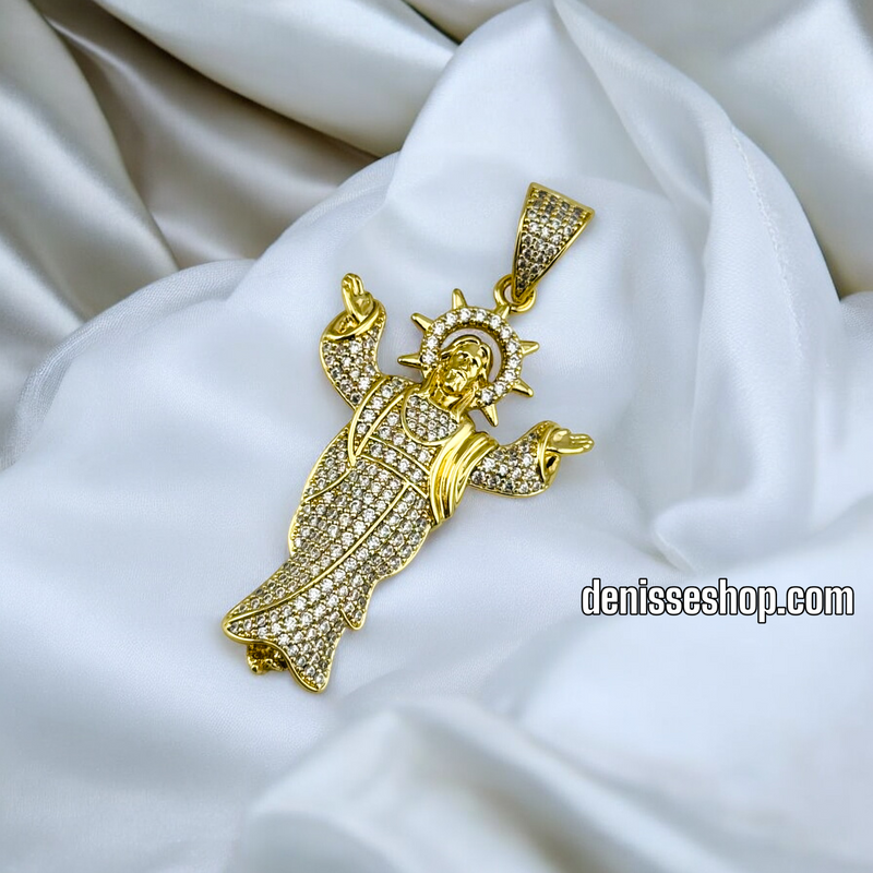 14K WOMEN / MEN JESUS PENDANT P533