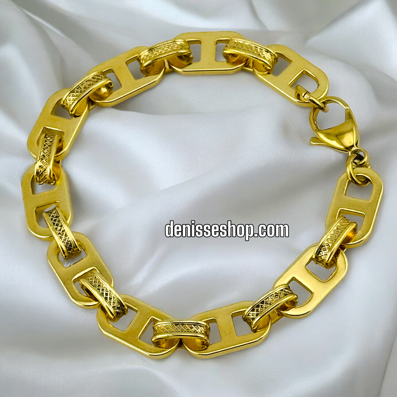 14K FASHION GOLD BRACELET BR496