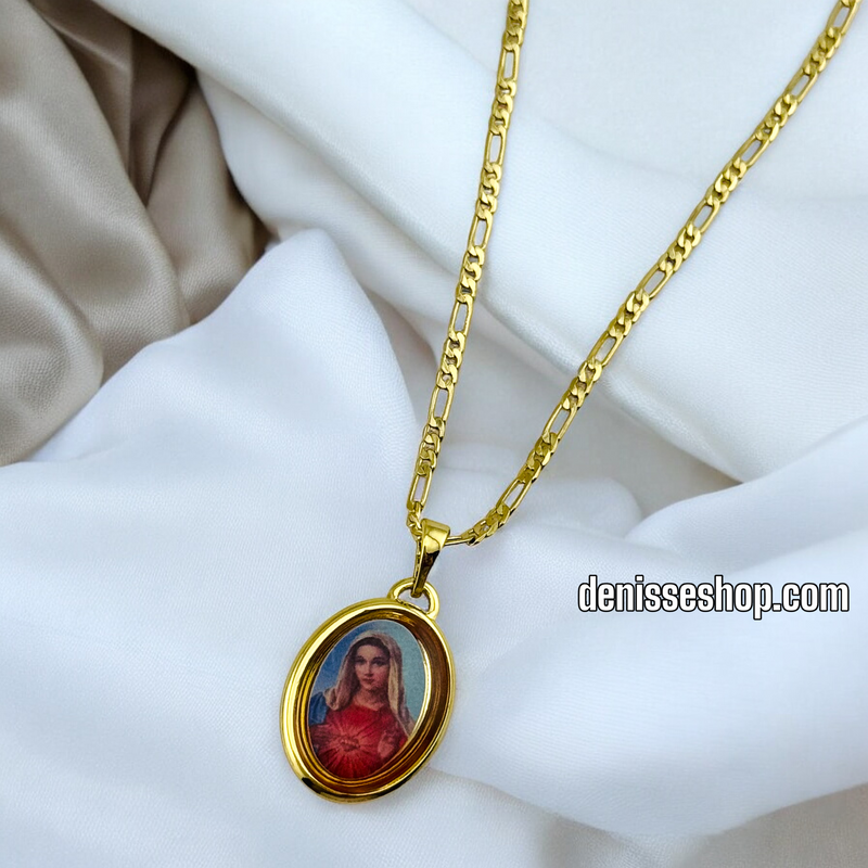 14K WOMEN / VIRGEN MARY IMAGE PENDANT P537