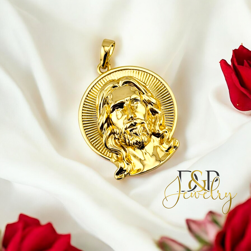 14K JESUS PENDANT P777