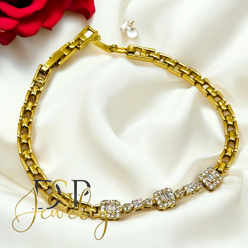 14K DAINTY GOLD BRACELET BR769