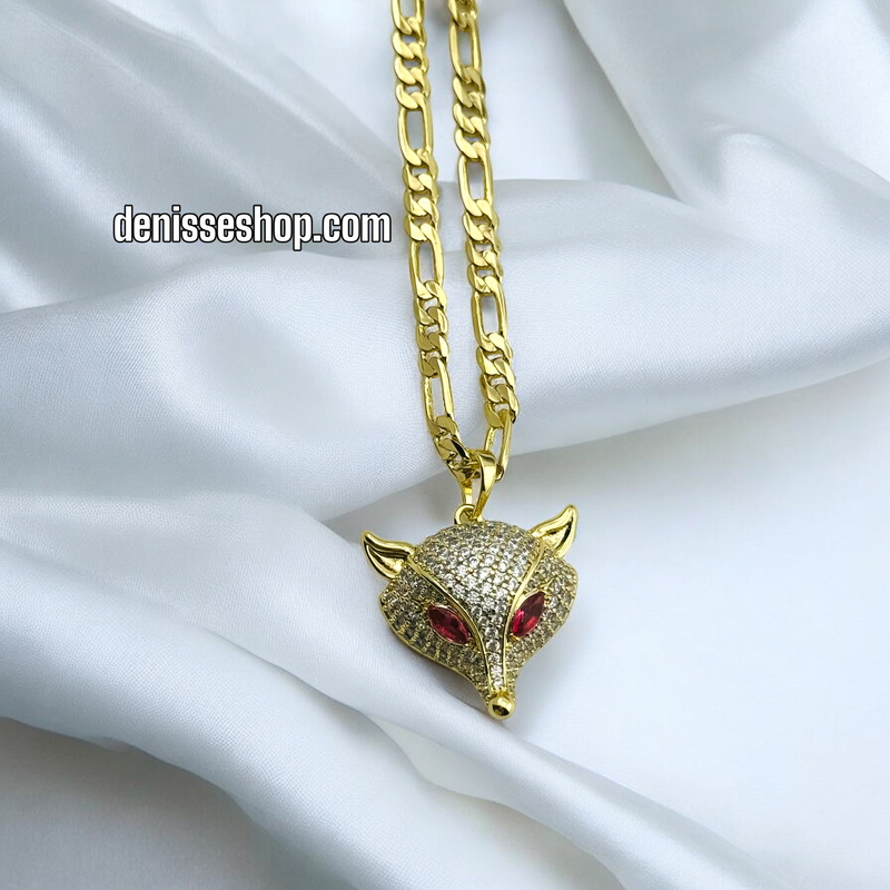 14K WOLF PENDANT P426