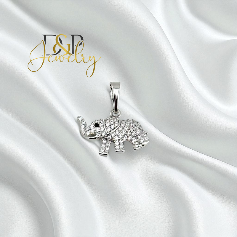 14K SILVER/ELEPHANT PENDANT P915