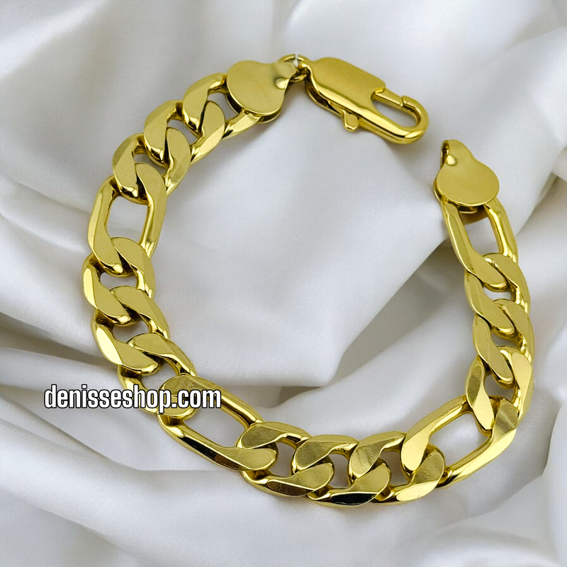 14K FIGARO MEN BRACELET BR457