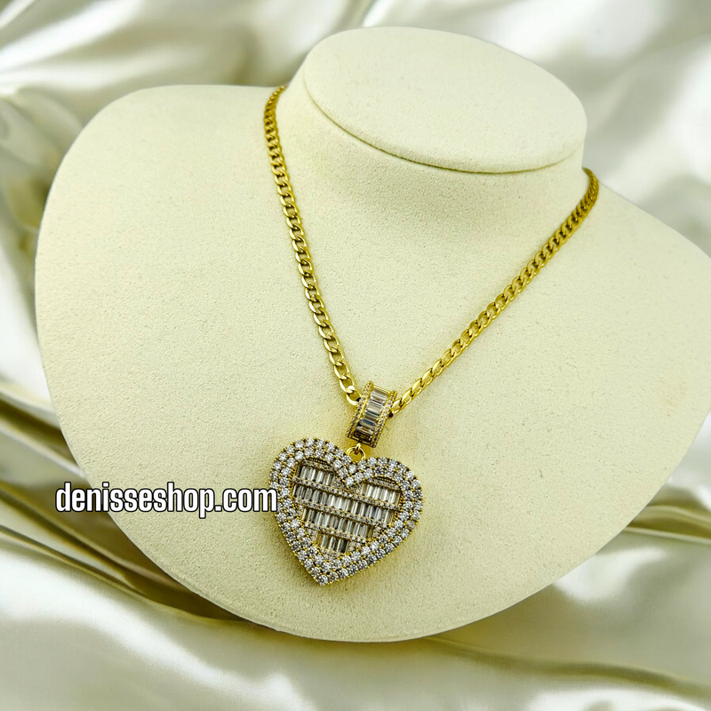 14K HEART NECKLACE 20&