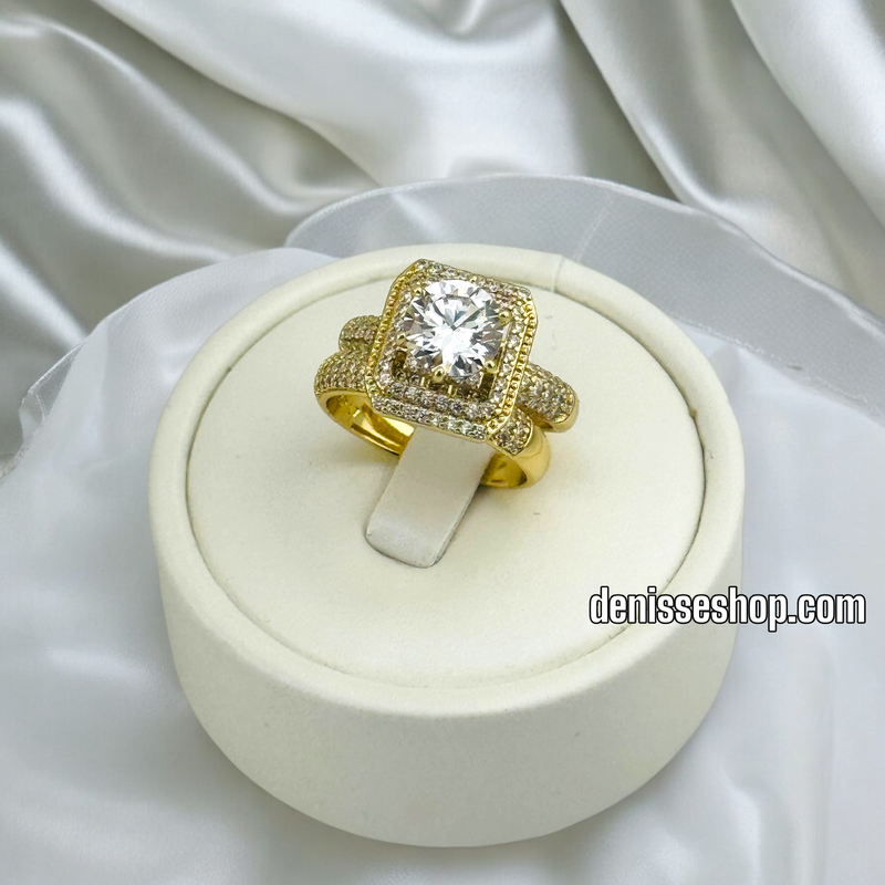 14K DOUBLE WEDDING RING RG240