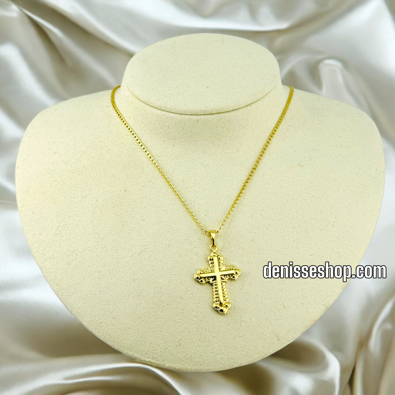 14K GOLD / CROSS PENDANT P500