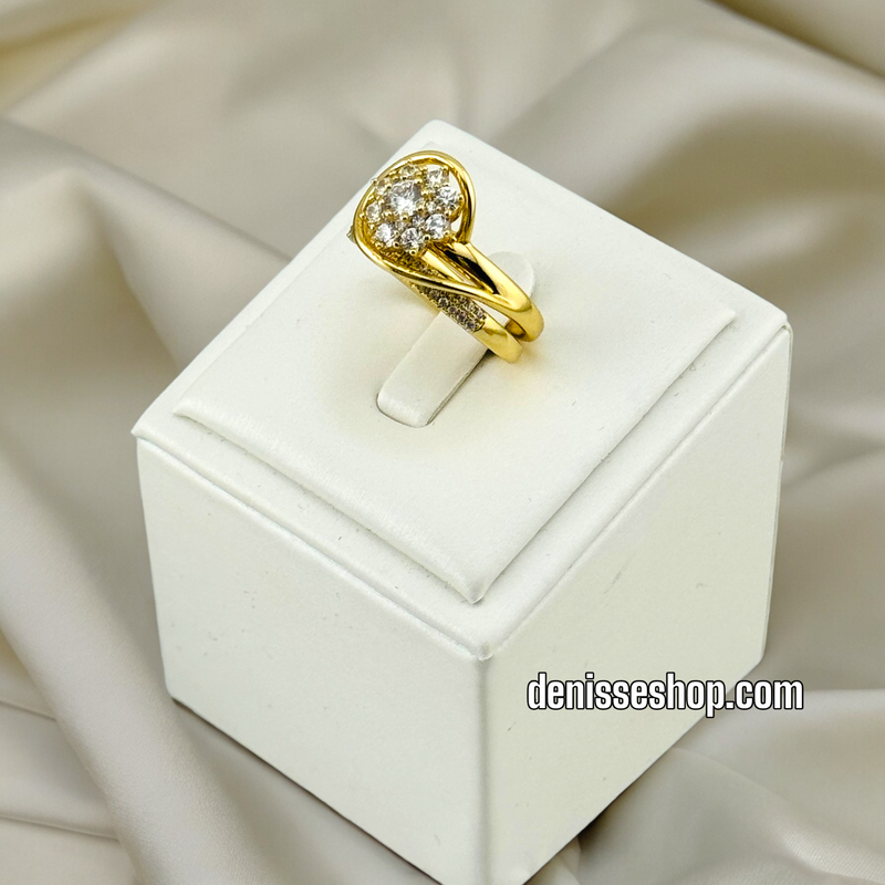 14K DOUBLE GOLD RING RG178