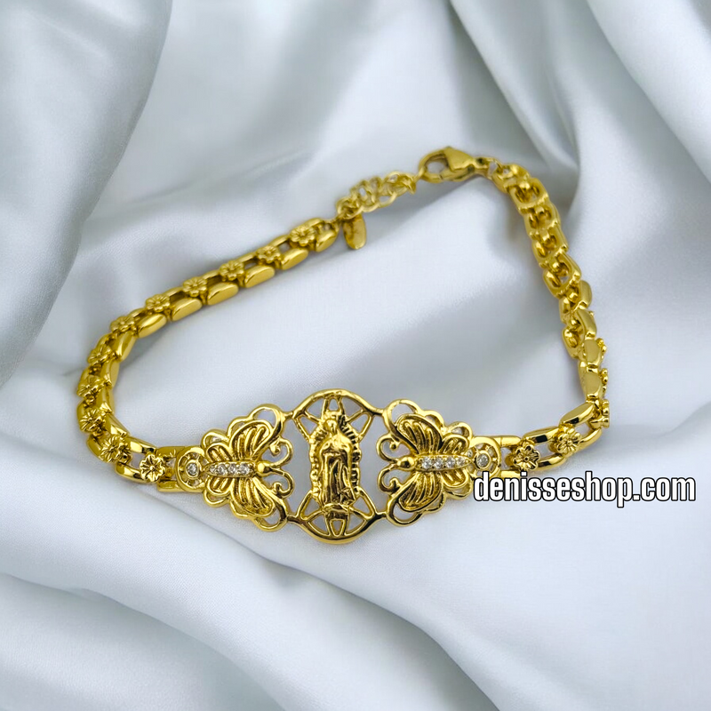 14K WOMEN VIRGEN MARY BRACELET BR610