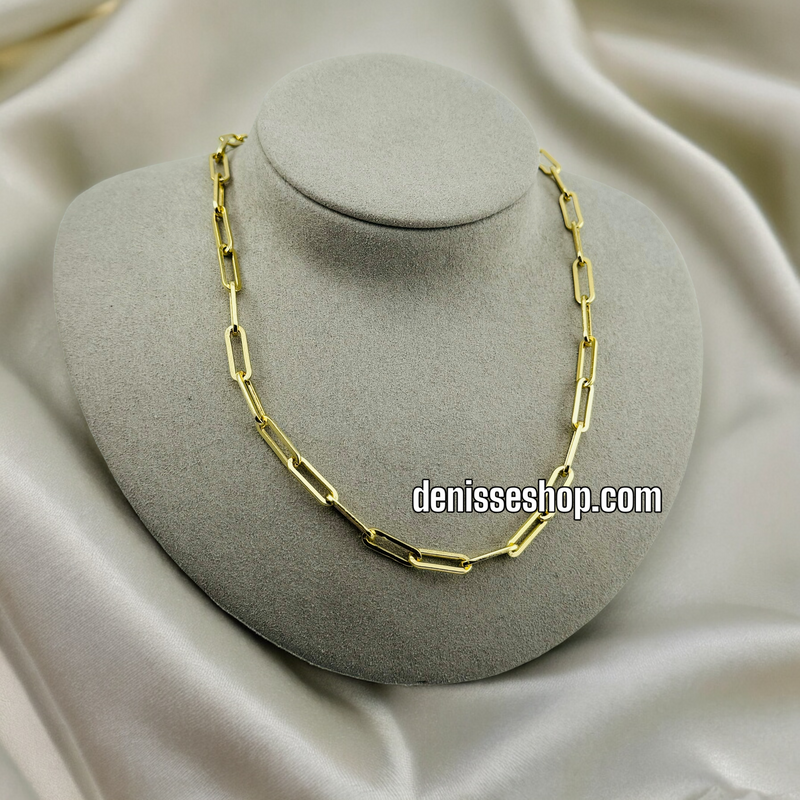 14K PAPERCLIP CHAIN 5MM C1186