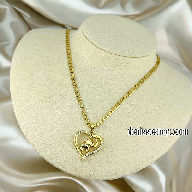 14K WOMEN/ELEFANT HEART PENDANT P525