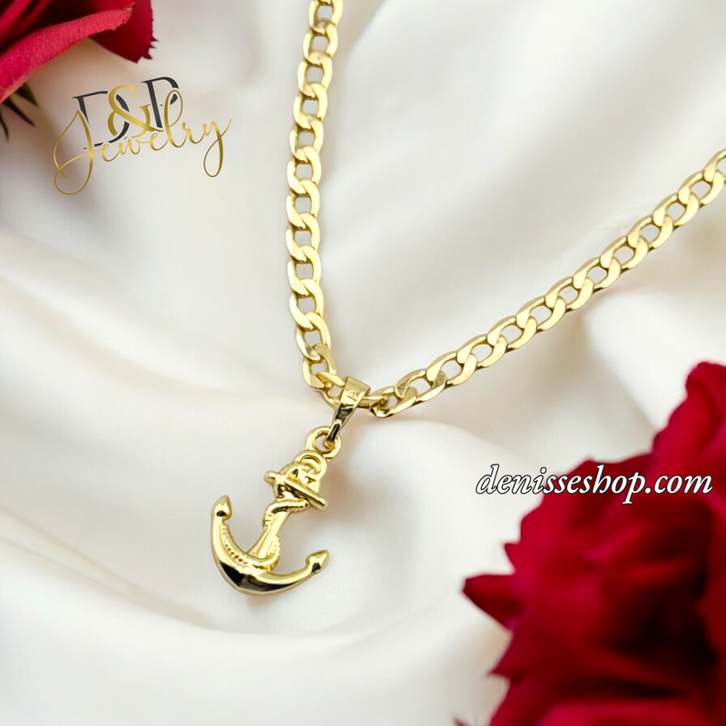 14K ANCHOR BOY SMALL PENDANT P672