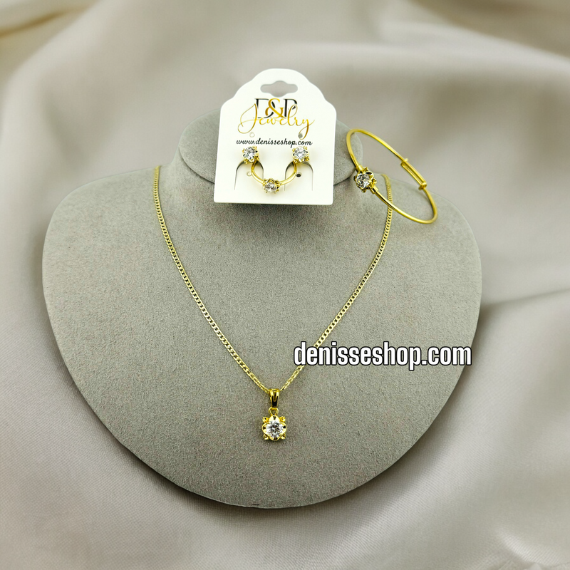 14K GIRL NECKLACE SET