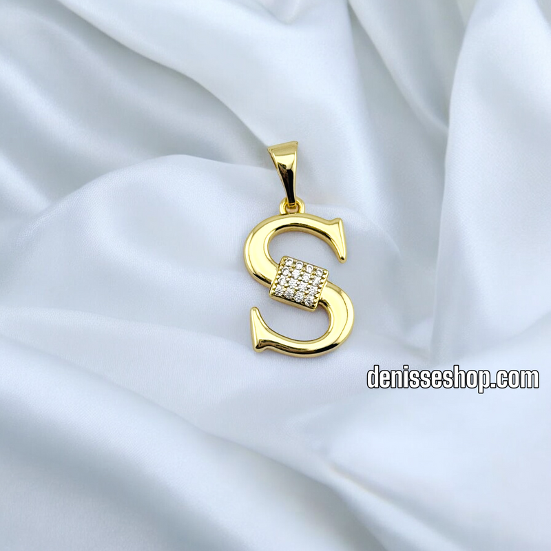 14K FASHION LARGE LETTER PENDANT P645