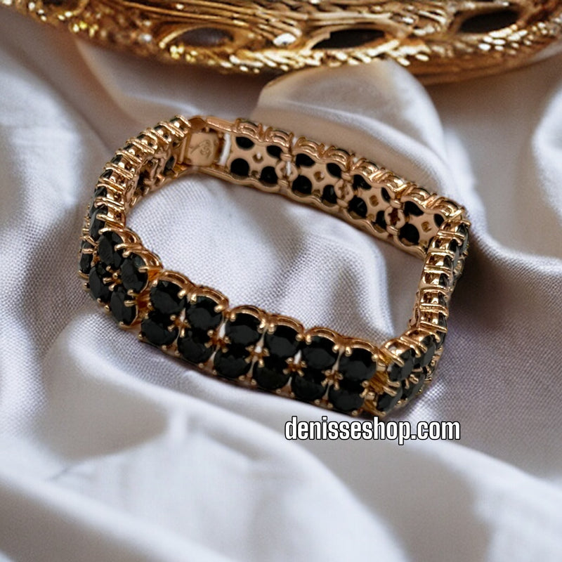 18K BLACK BRACELET BR275