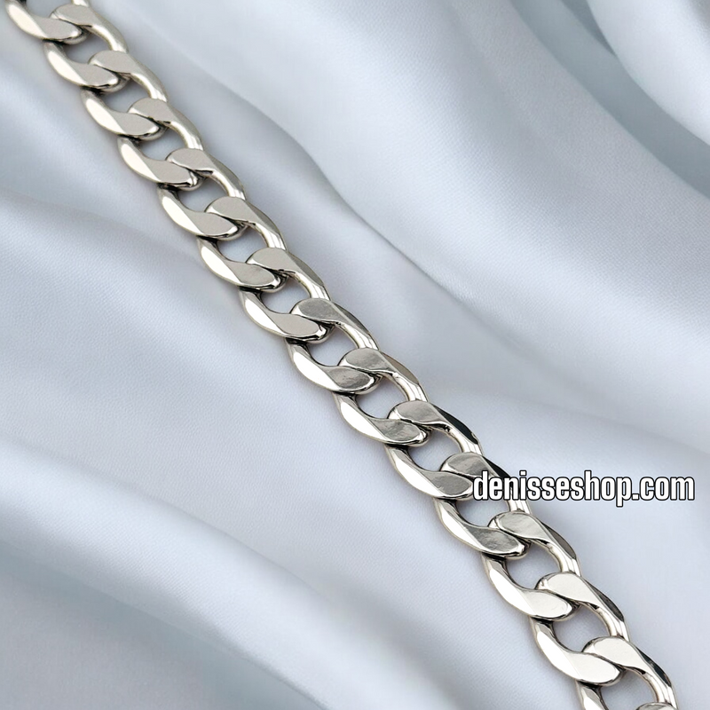 SILVER 7.5MM CUBAN BRACELET BR642