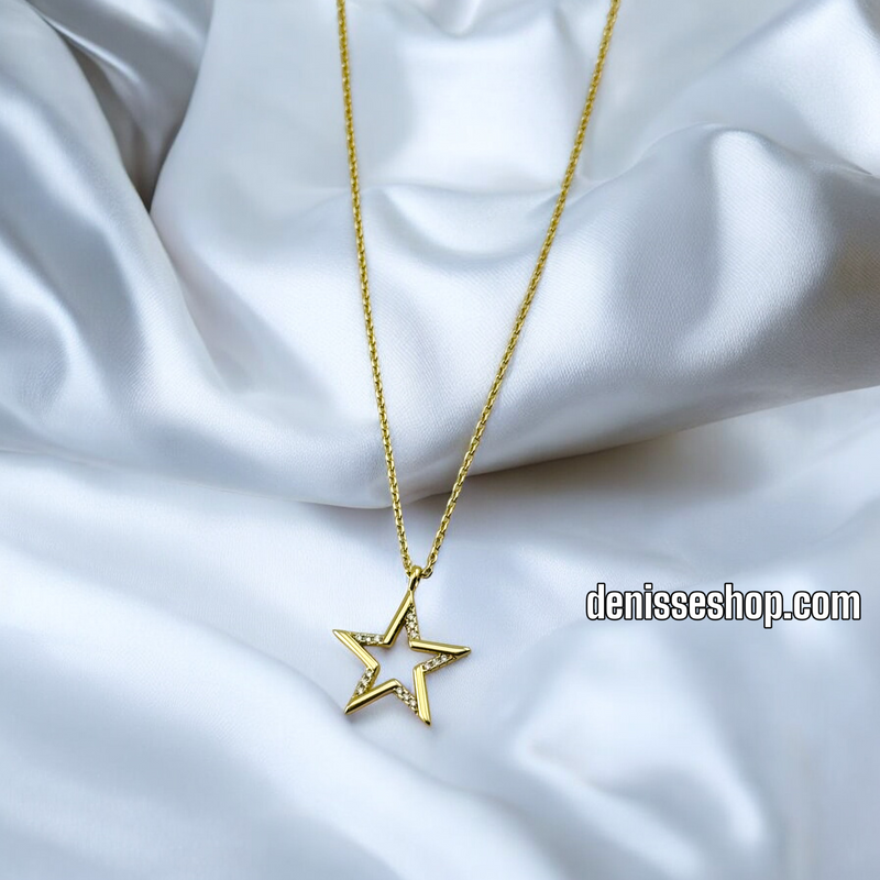 14K / WOMEN CUTE STAR NECKLACE N99