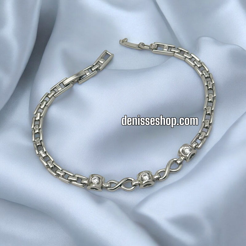 SILVER INFINITY BRACELET BR624