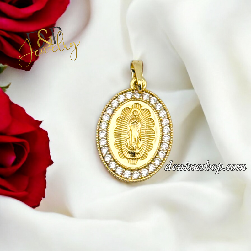 14K WOMEN/GIRL MARY SMALL PENDANT P688