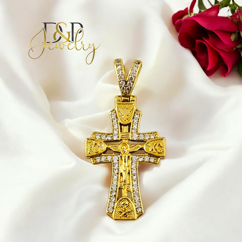 14K CRUCIFIX PENDANT P845