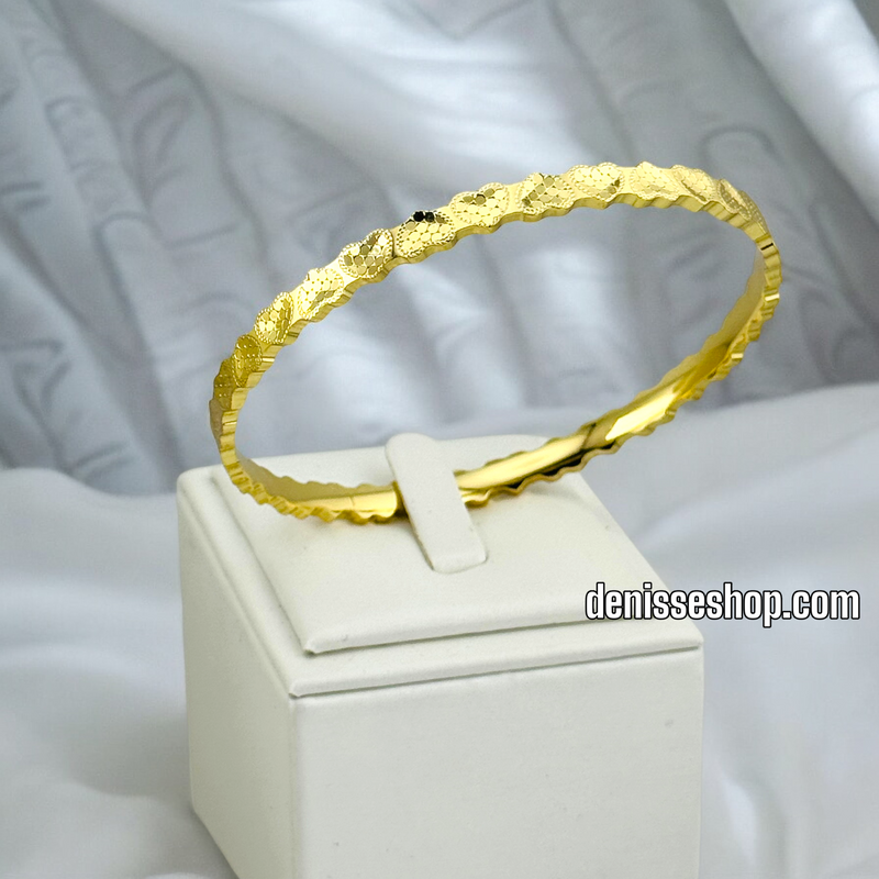 14K BEAUTIFUL GOLD HEARTS BRACELET BR520