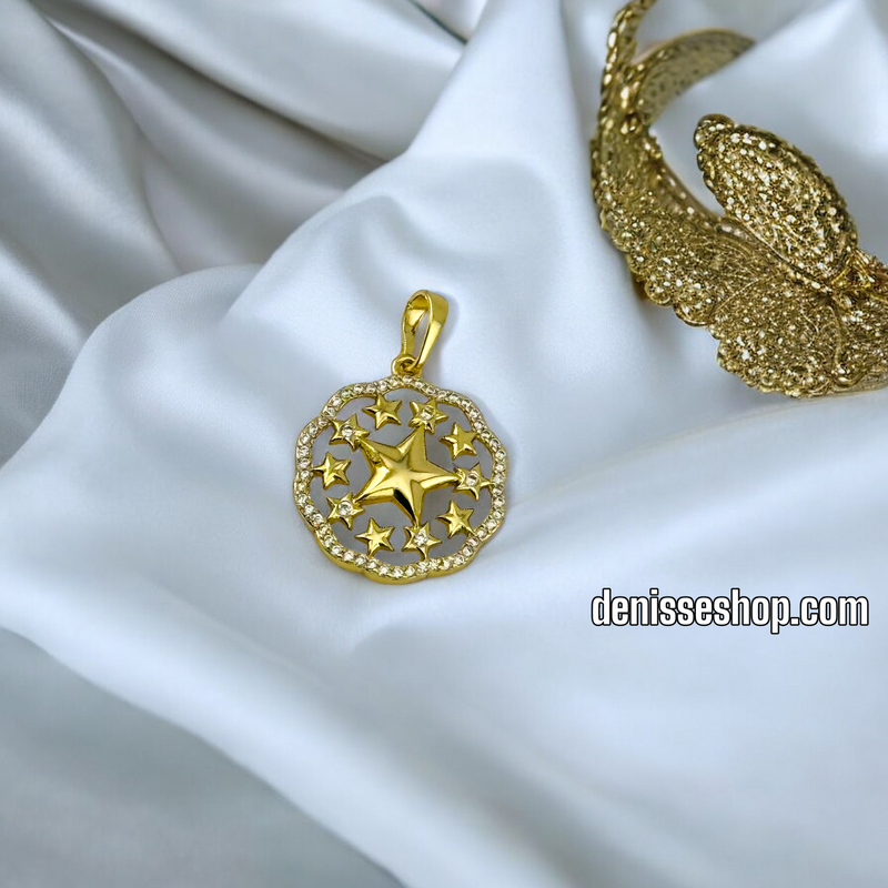 14K GOLD STAR PENDANT P507