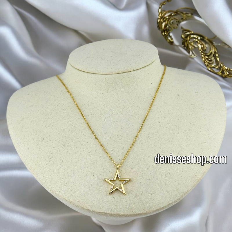 14K / WOMEN CUTE STAR NECKLACE N99