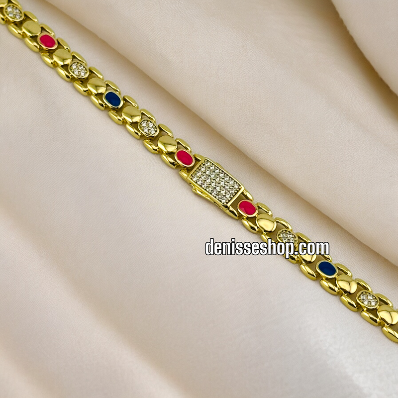 14K COLORFUL BRACELET BR404