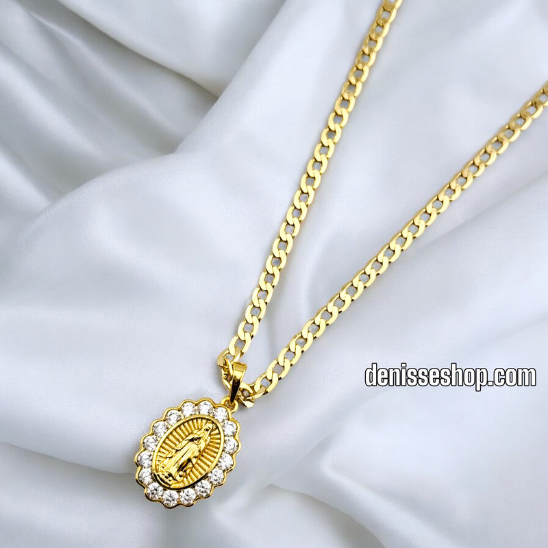 14K WOMAN/GIRL VIRGIN MARY PENDANT P613