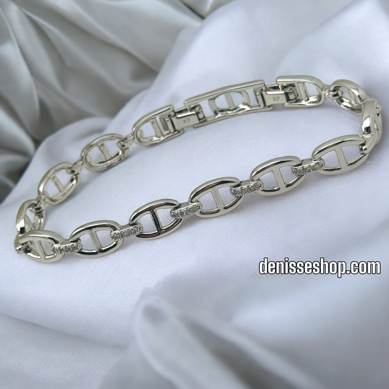 SILVER PIG NOSE BRACELET BR622