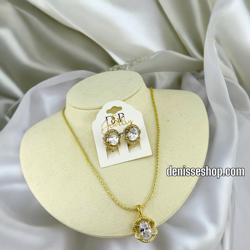 14K WOMEN ELEGANT NECKLACE SET N131