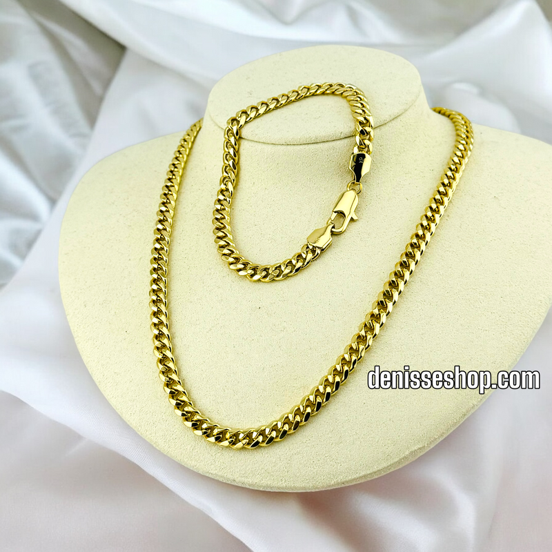 14K GOLD / NECKLACE/ BRACELET SET N67