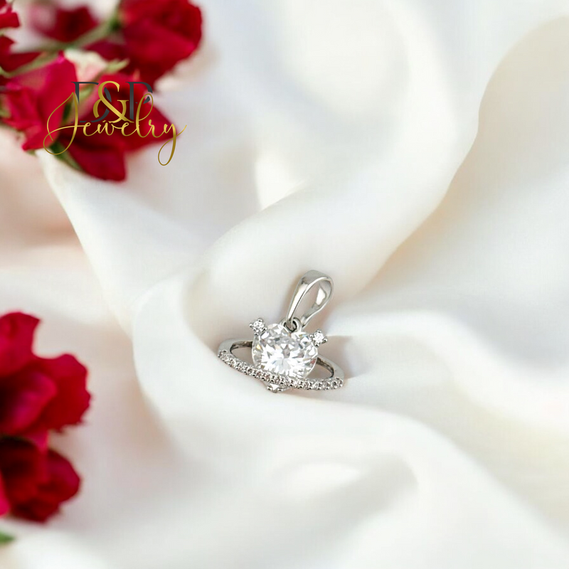 SILVER HEART PENDANT P811