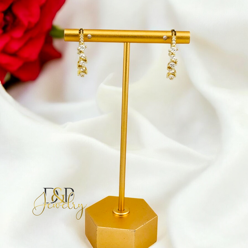 14K FANCY THIN HOOP HP699