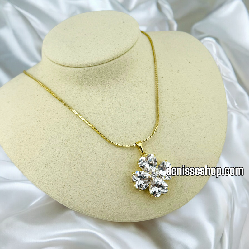 14K / WOMEN / ELEGANT CLOVER NECKLACE SET N129