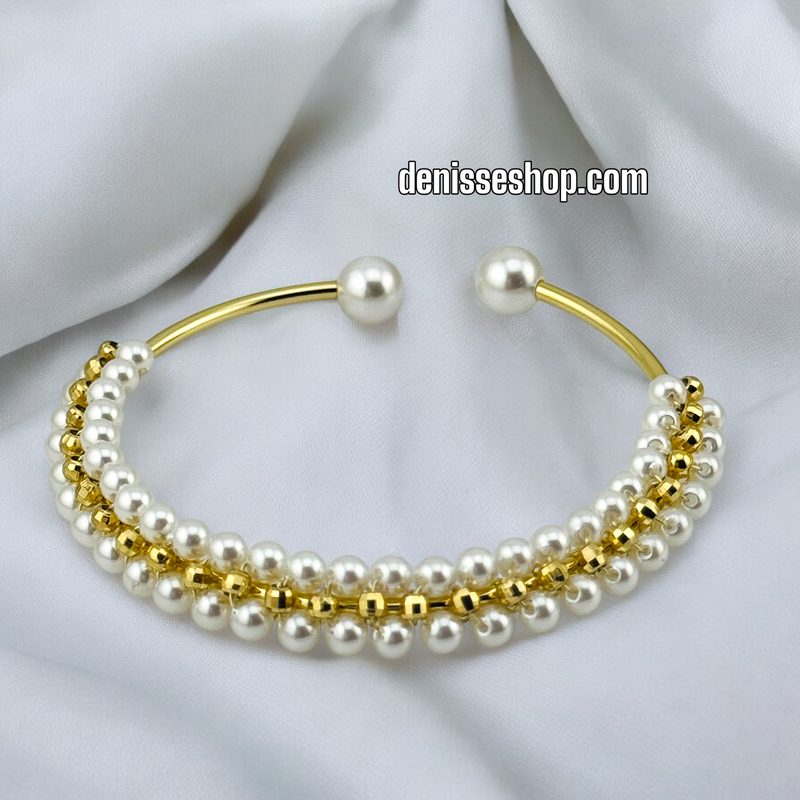 14K PEARL OPEN BRACELET BR630