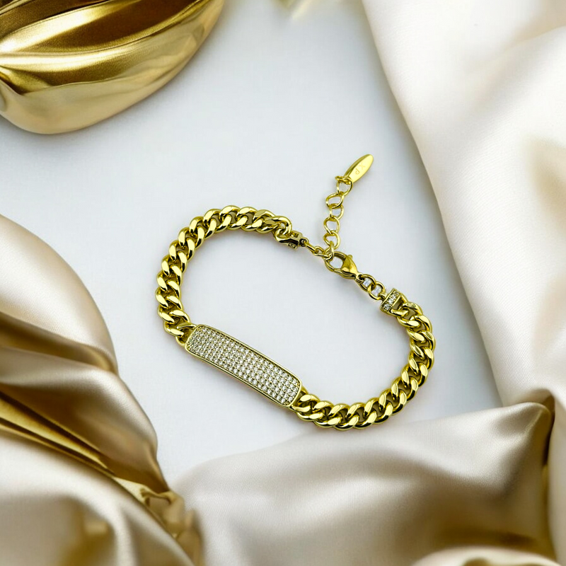 14K GOLD BRACELET BR295