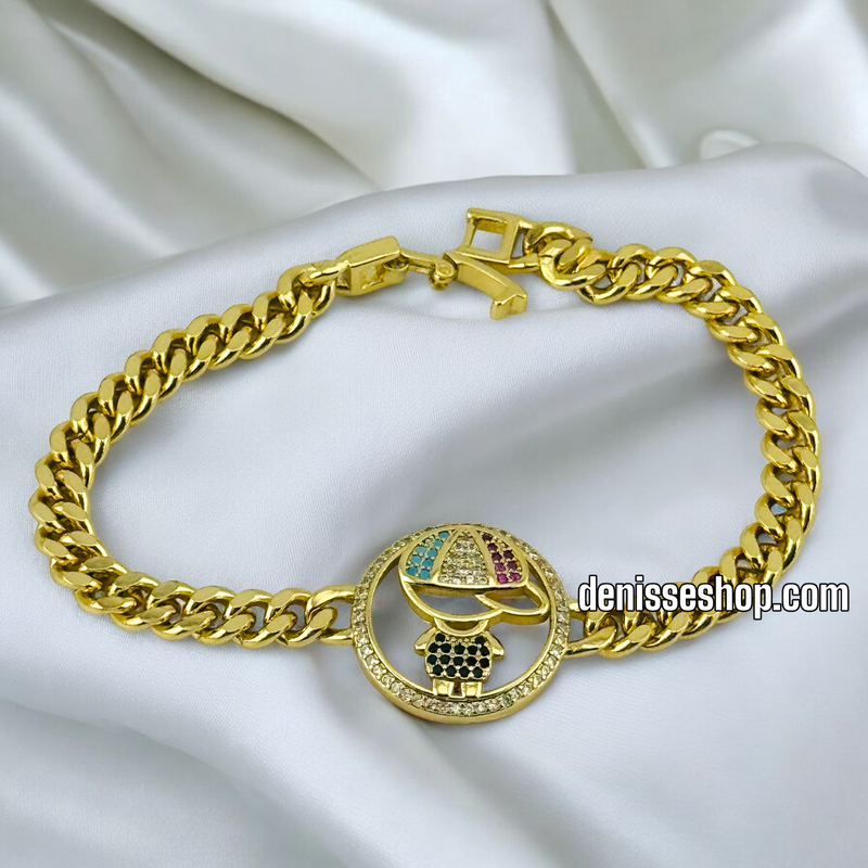 14K BOY BRACELET BR490