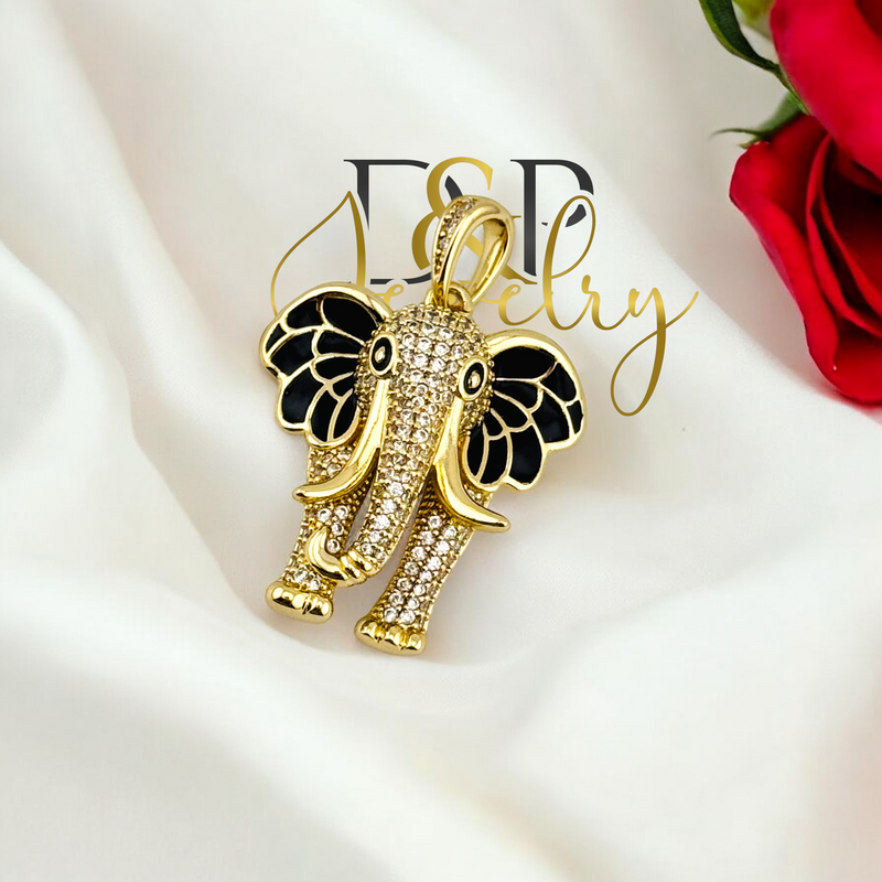 14K ELEGANT ELEPHANT PENDANT P778